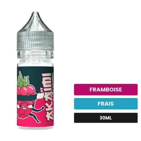 Arome concentre Akaimi de Cloud Vapor, 30 ml, saveurs framboise et frais.