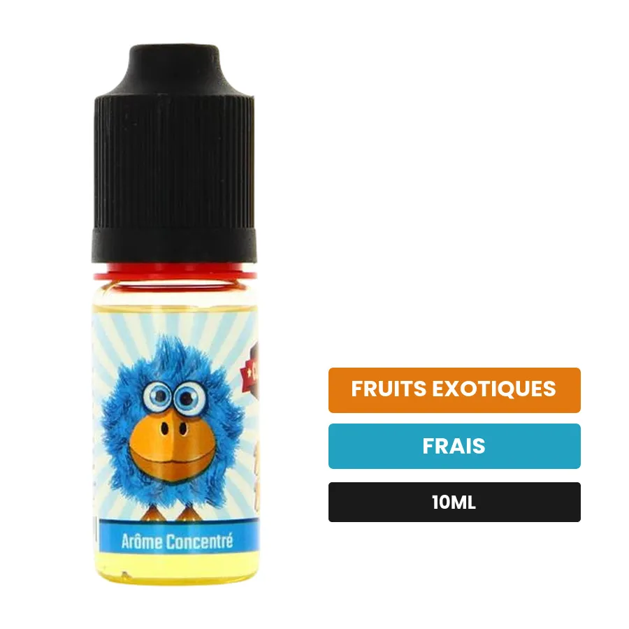 Arome concentre Blue Bird de Cloud Vapor, 10 ml, saveurs fruits exotiques et frais.