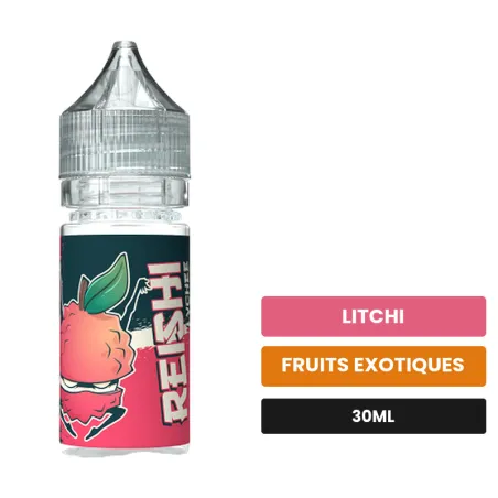 Arome concentre Reishi de Cloud Vapor, 30 ml, saveurs litchi et fruits exotiques.