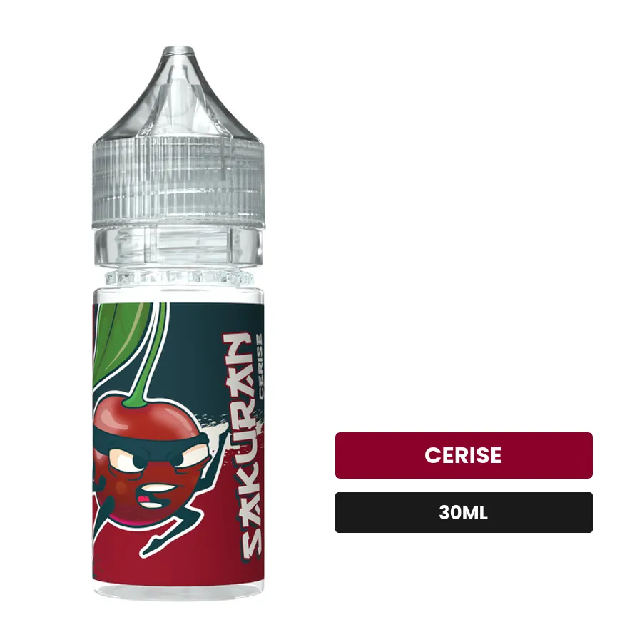 Arome concentre Sakuran de Cloud Vapor, 30 ml, saveur cerise.