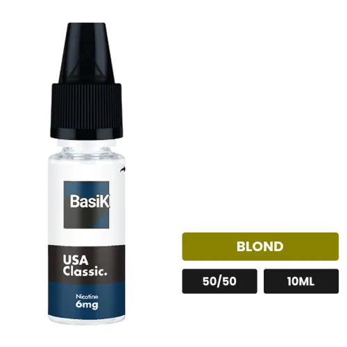 E-liquide USA Classic de Cloud Vapor, 10 ml, saveur blond.