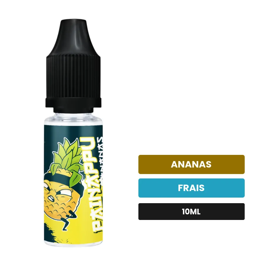Arome concentre Painappu de Cloud Vapor, 10 ml, saveurs ananas et frais.
