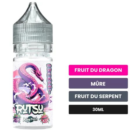 Arome concentre Ryuberi de Cloud Vapor, 30 ml, saveurs fruit du dragon, mûre et fruit du serpent.