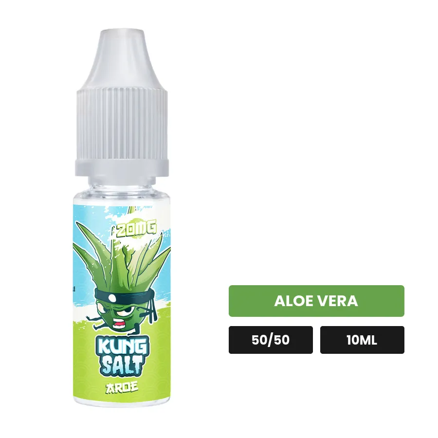 E-liquide Aroe de Cloud Vapor, 10 ml, saveur aloe vera, 10 mg de nicotine.