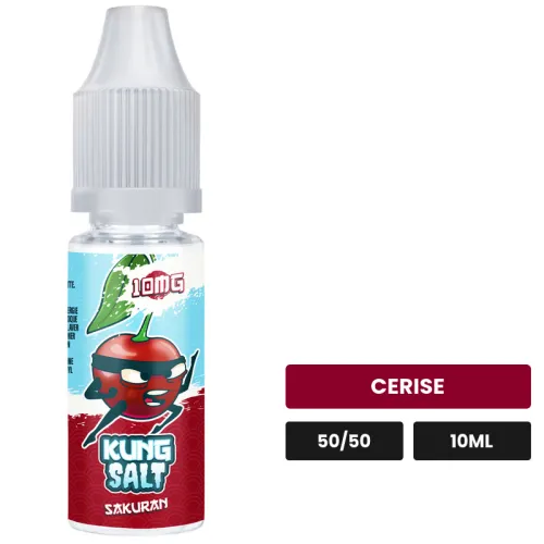 E-liquide Sakuran de Cloud Vapor, 10 ml, saveur cerise.