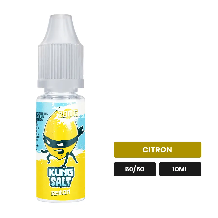 E-liquide Remon de Cloud Vapor, 10 ml, saveur citron, 10 mg de nicotine.