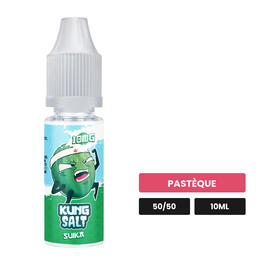 E-liquide Suika de Cloud Vapor, 10 ml, saveur pastèque, 10 mg de nicotine.