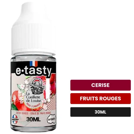 Arome concentre Rouge D'embarras d'E.Tasty, 30 ml, saveurs cerise et fruits rouges, sans nicotine — arôme à diluer de.