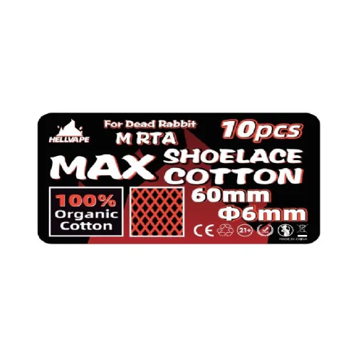 Dead Rabbit M RTA Max Shoelace Cotton (x10)