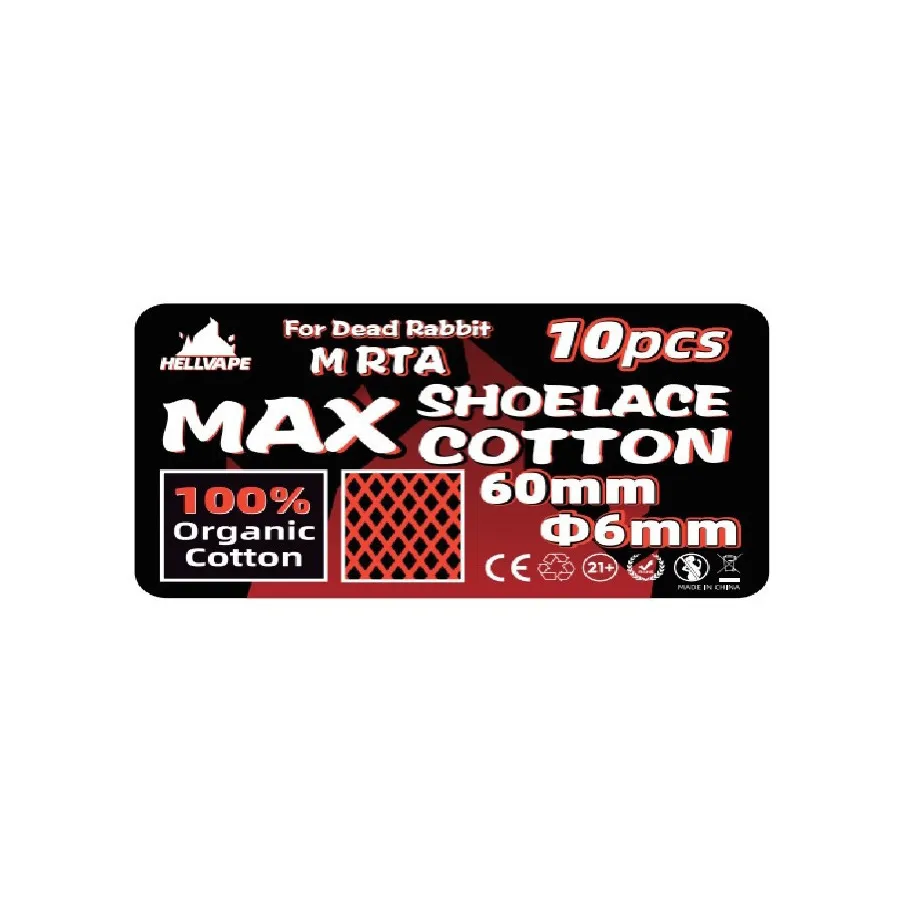 Dead Rabbit M RTA Max Shoelace Cotton (x10)
