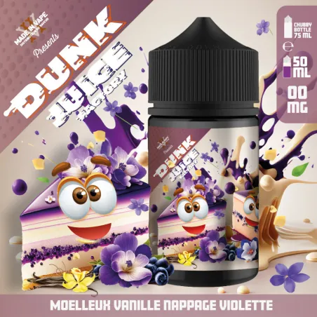 Moelleux Vanillé Nappage Violette Dunk Juice Factory