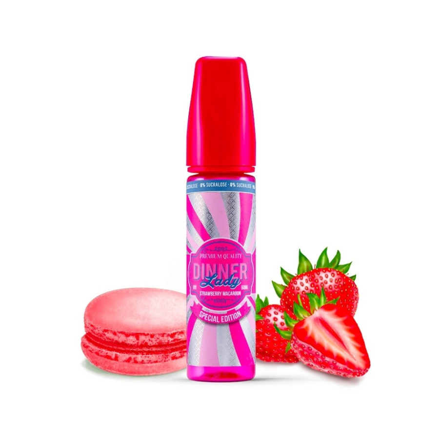 Strawberry Macaron 0% Sucralose