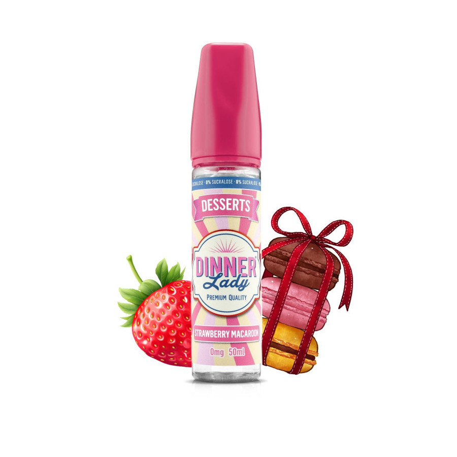 Strawberry Macaron 0% Sucralose