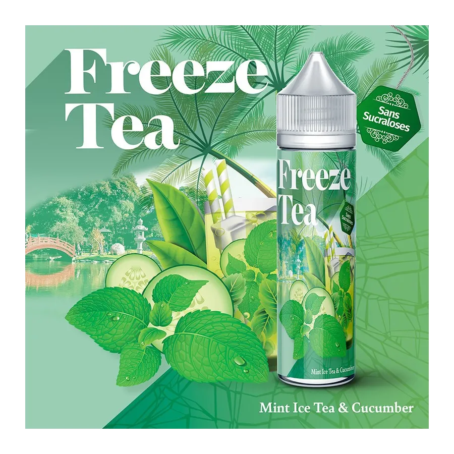 Mint Ice Tea & Cucumber Freeze Tea