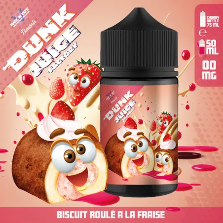 Biscuit Roulé À La Fraise Dunk Juice Factory