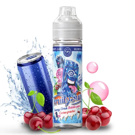 Energy Drink Bubble Gum Cerise Fraîche Édition Saphir