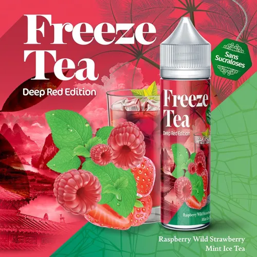 Raspberry Mint & Wild Strawberry Ice Tea Freeze Tea