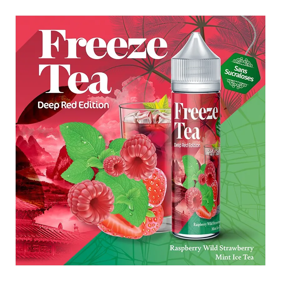 Raspberry Mint & Wild Strawberry Ice Tea Freeze Tea