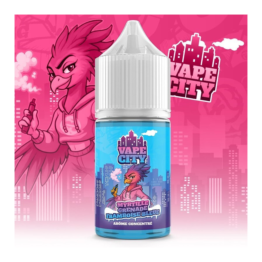 MYRTILLE GRENADE FRAMBOISE BLEUE