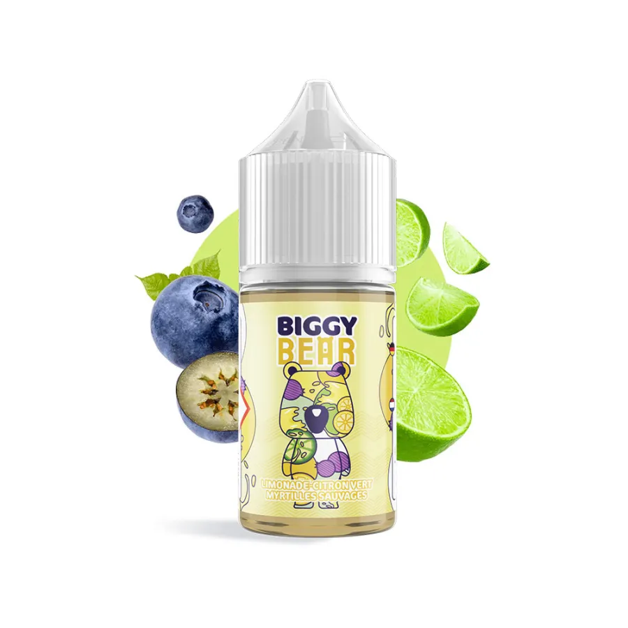 Limonade Citron Vert Myrtilles Sauvages