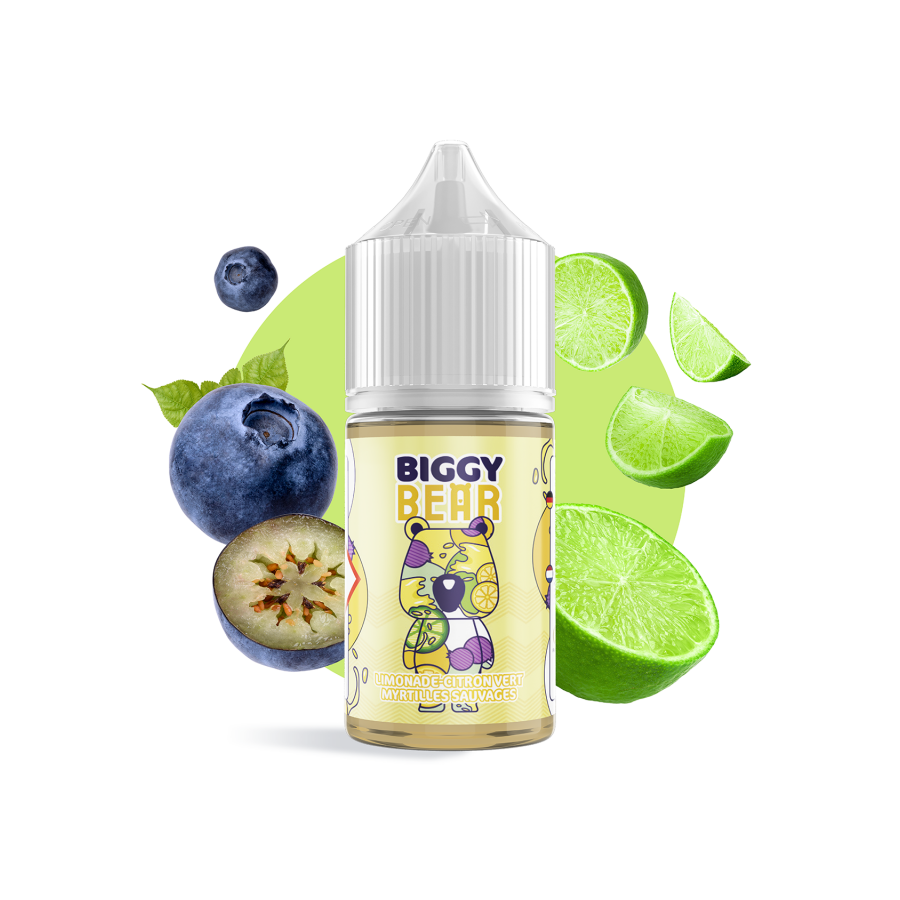 Limonade Citron Vert Myrtilles Sauvages