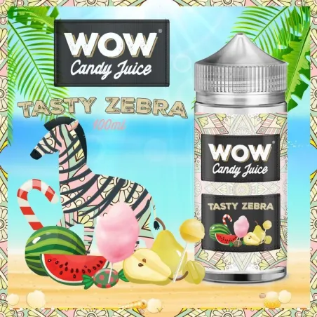 Tasty Zebra WOW Candy Juice - Made in Vape