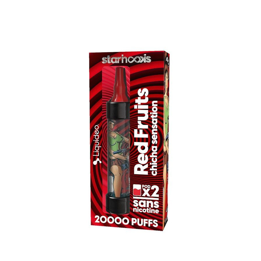 Chicha Rouge + 2 Pods de 10000 Puffs - Starhooks