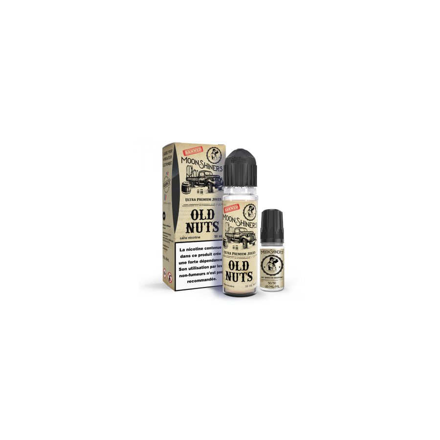 Pack 50ml + 10ml Old Nuts Moonshiners Le French Liquide