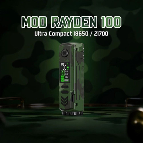 BD Vape - Mod Rayden 100 V2 Military Camo édition limitée