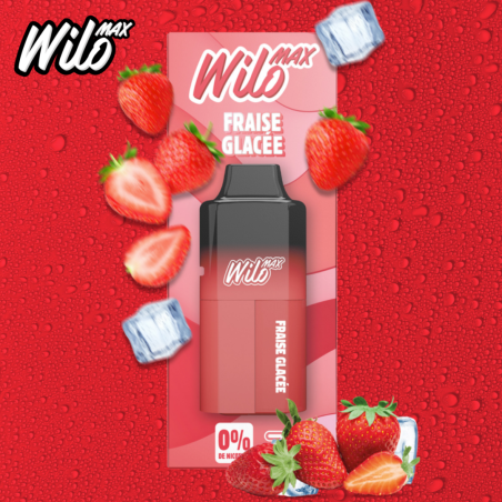 Kit Wilo Max Fraise Glacée 3000 puffs 2+10ml - Wilo Max
