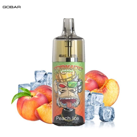 Kit Peach Ice 10000 puffs 10ml - Gobar