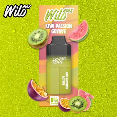 Kit Wilo Max Kiwi Passion Goyave 3000 puffs 2+10ml - Wilo Max