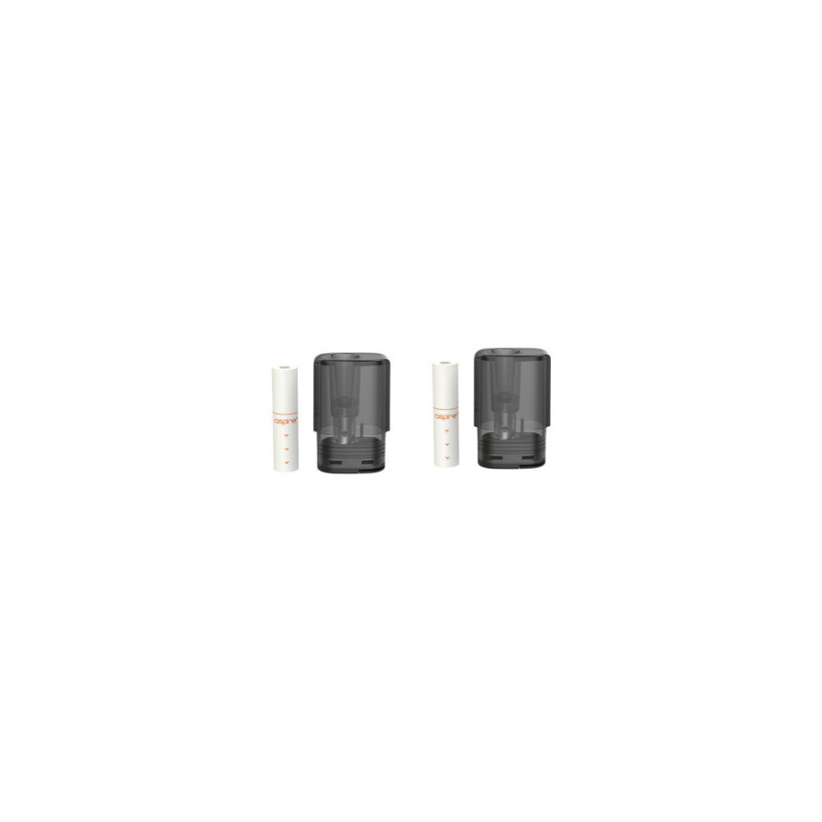 Aspire - Cartouches Pod Vilter & vilter S 2ml - 0.8/ X2