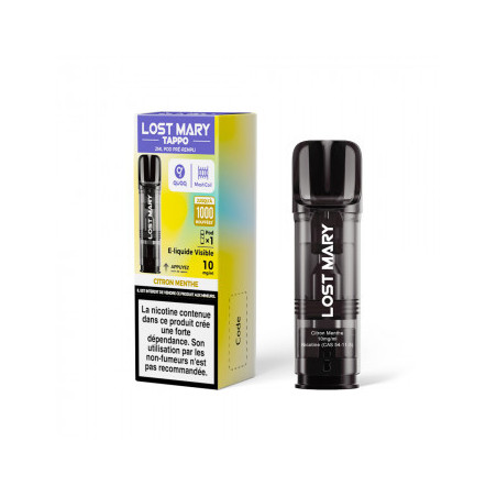 Pod Pré-rempli Tappo Menthe Verte 2ml - Lost Mary