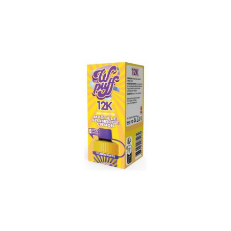 Cartouche Myrtille Framboise 12000 puffs - WPUFF 12K