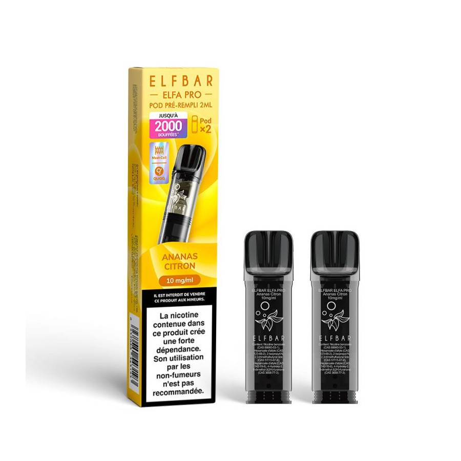 Cartouches Pré-remplies Elfa Pro Elfbar (X2)