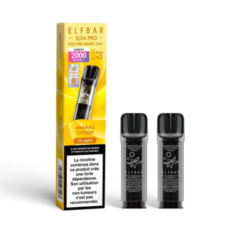 Cartouches Pré-remplies Elfa Pro Elfbar (X2)