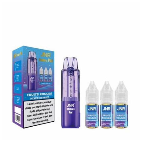 JNR - Cartouche Stellarc 2+10ml + 3 E-liquides