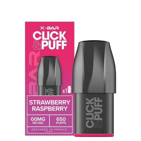 Cartouche pré-remplie Click & Puff X-Bar