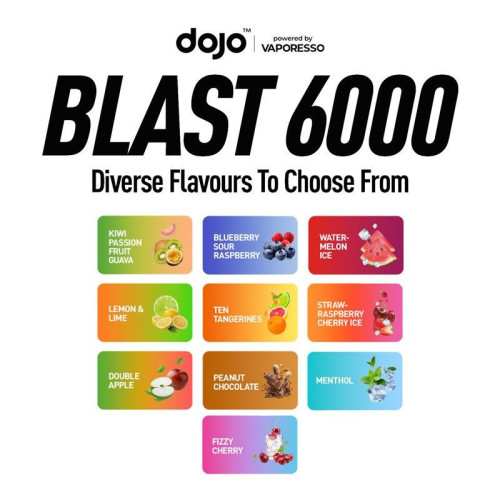 Cartouche Dojo Blast 6000 puffs - Dojo by Vaporesso