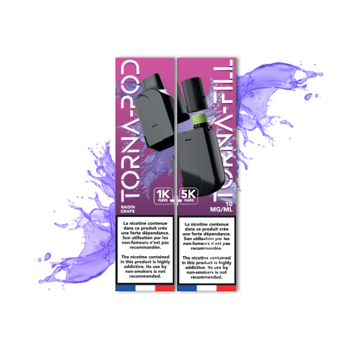 TORNA-BAR - Torna Pod / Fill Raisin 6K Puffs x5