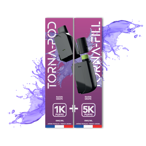 TORNA-BAR - Torna Pod / Fill Raisin 6K Puffs x5