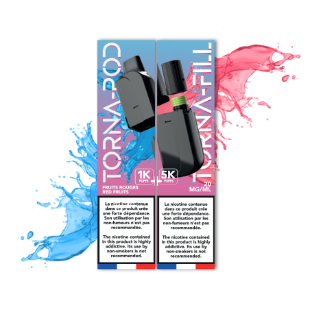 TORNA-BAR - Torna Pod / Fill Fruits Rouges 6K Puffs x5