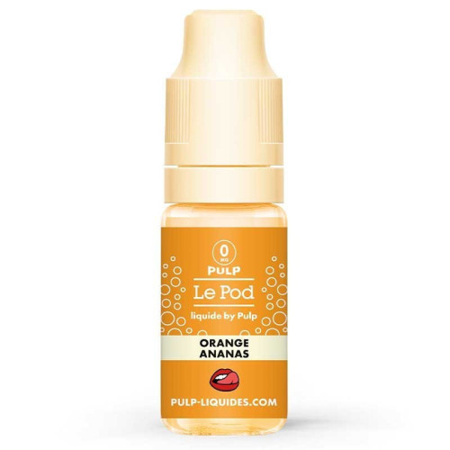 Orange Ananas Nic Salt Le Pod Liquide Fizz Pulp 10mL