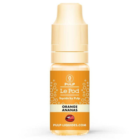 Orange Ananas Nic Salt Le Pod Liquide Fizz Pulp 10mL