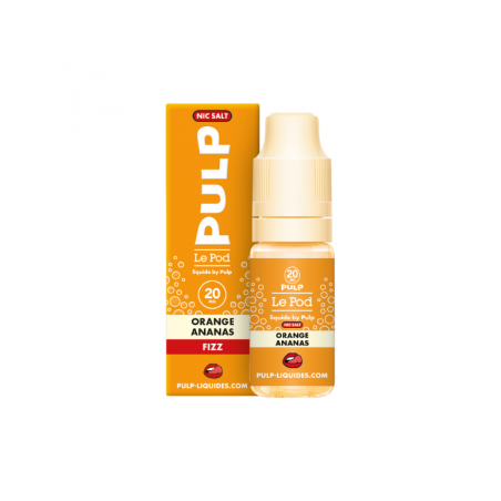 Orange Ananas Nic Salt Le Pod Liquide Fizz Pulp 10mL