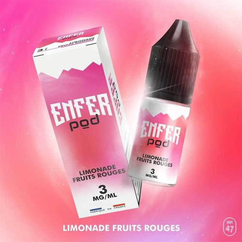 Limonade Fruits Rouges Enfer Pod 10ml