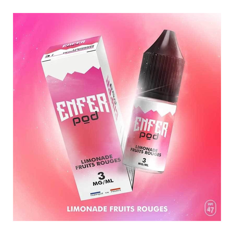 Limonade Fruits Rouges Enfer Pod 10ml