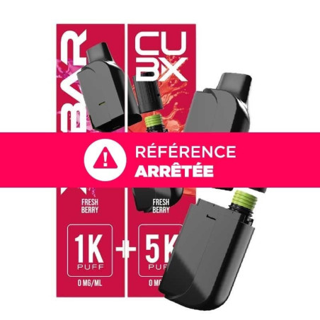 Cartouche pré-remplie CUBX Go X-Bar