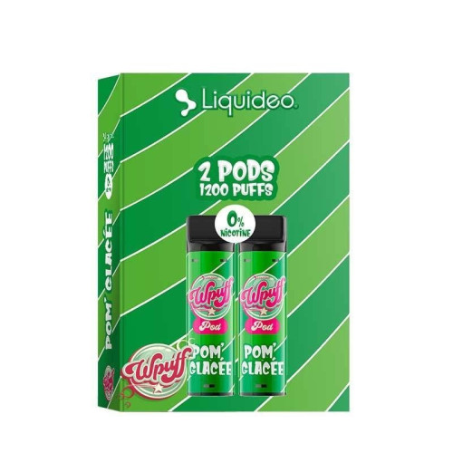 Cartouches pré-remplies Wpuff 1800 Liquideo (x2)
